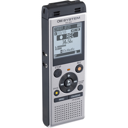 Olympus | Grabadora de voz digital | WS-882 | Plateada | Reproducción de MP3