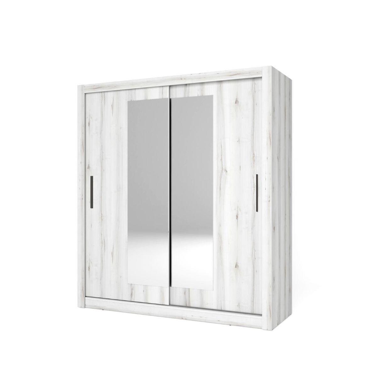 Armario Sava 2 puertas correderas con espejo 201x182x58,7 cm