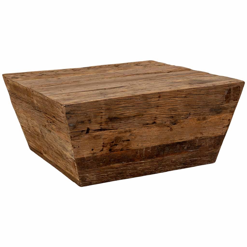 Wonderlust Deco - Mesa de centro de madera marrón 90x90x40h cm Marrón 90x90x40h cm