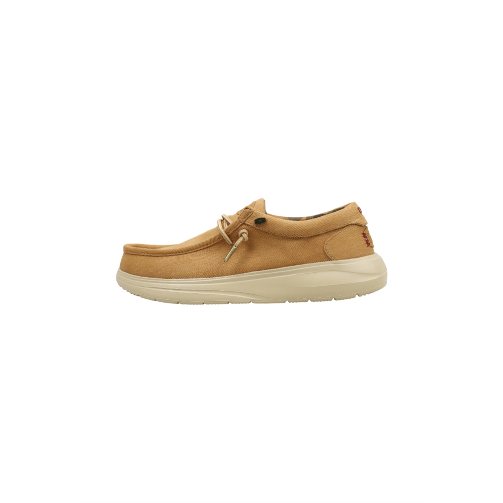 Hey Dude WALLY COMF WORN TWILL Mocasines Planos Hombre Marrón