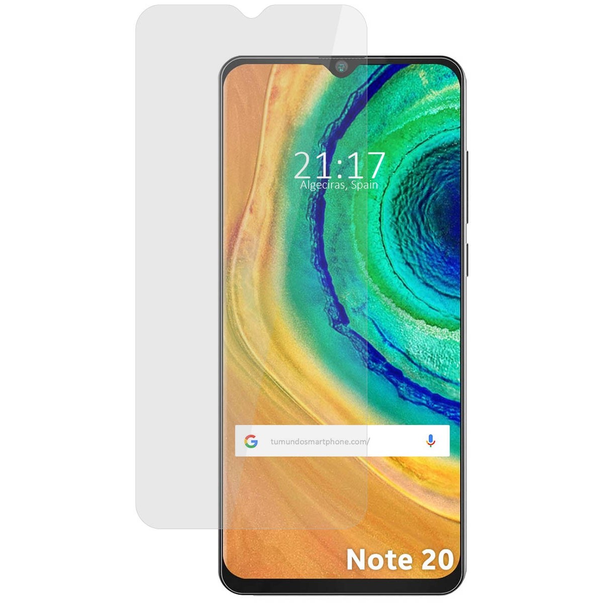 Tumundosmartphone Protector Cristal Templado para Cubot Note 20