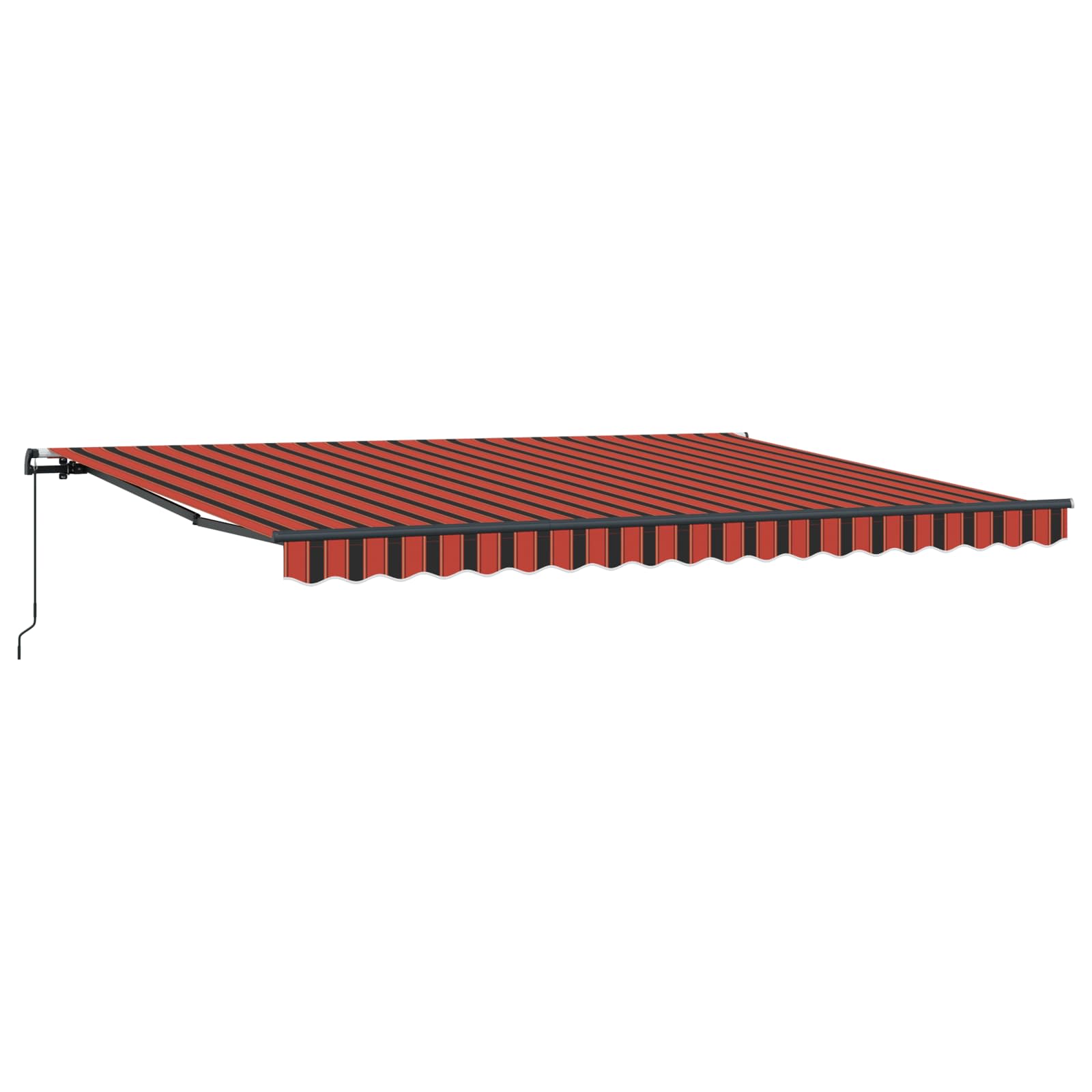vidaXL Toldo Retráctil Poliéster y Acero 450 x 350 cm Multicolor