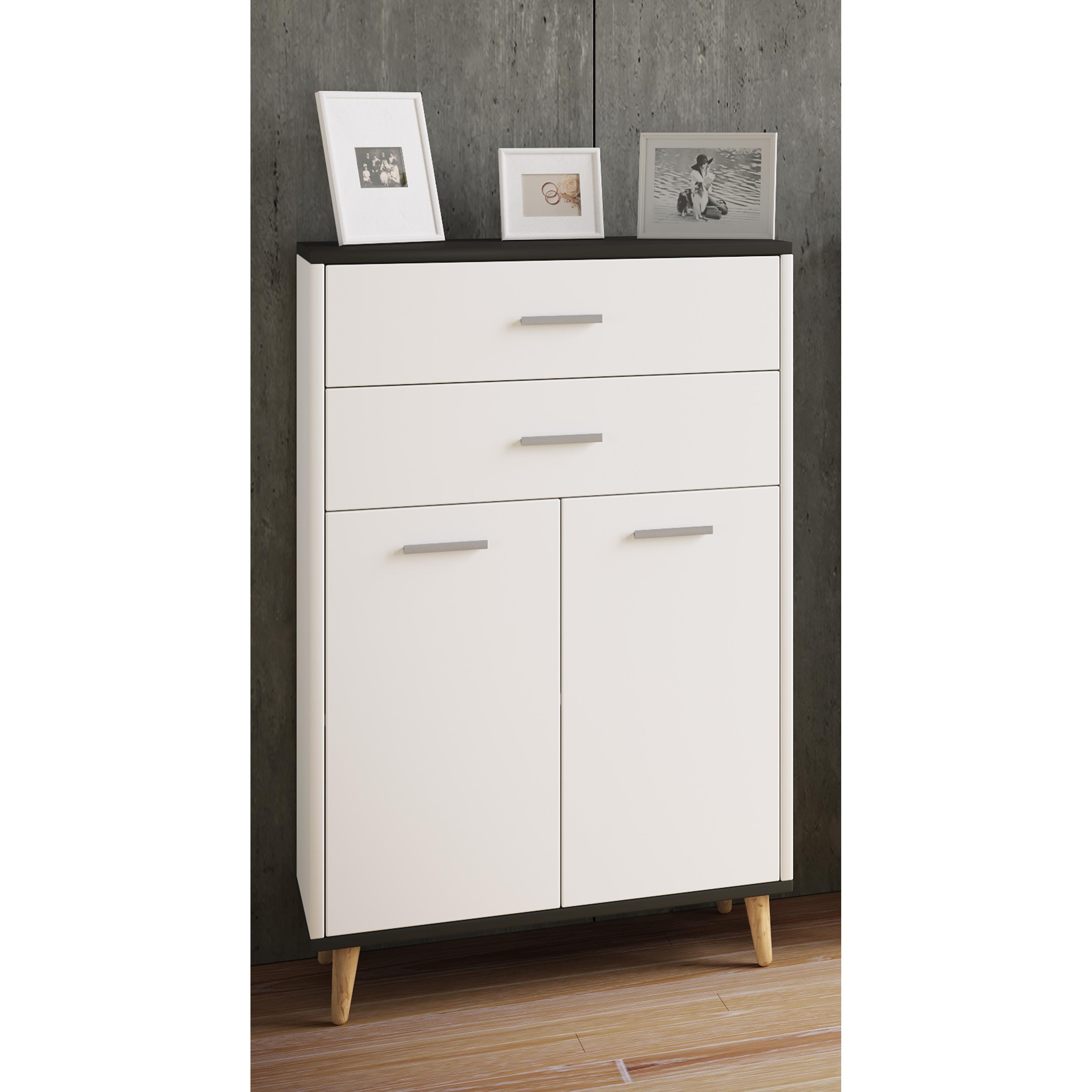 Mueble de baño Mueble Midi Mueble de baño Cómoda de baño Highboard Cajón Landos Mueble de baño Mueble Midi Mueble de baño Cómoda de baño Highboard Cajón Landos