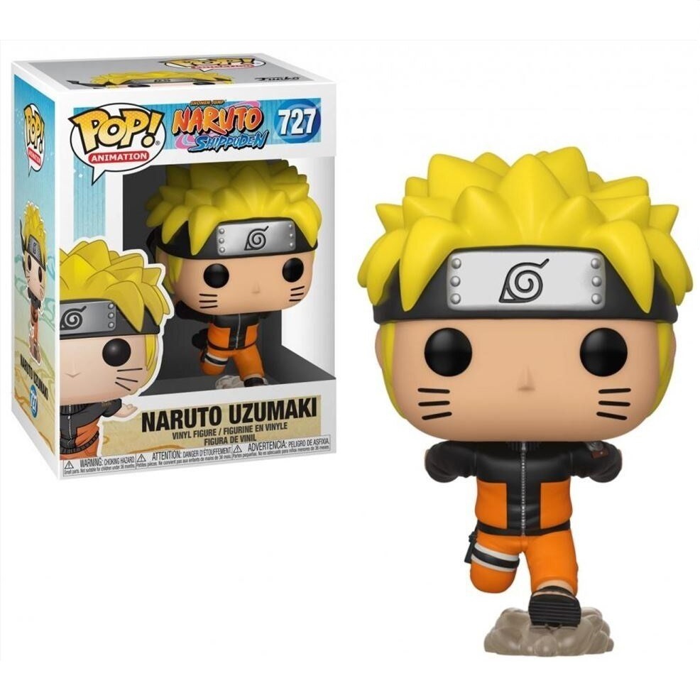 FUNKO POP! NARUTO SHIPPUDEN - NARUTO UZUMAKI CORRIENDO, 46626, Nº727, TIENDA CON LICENCIA OFICIAL, ENVÍO 24-48 HORAS, FIGURA CABEZONA DE VINILO 100% ORIGINAL, MANGA, ANIME, DIBUJOS