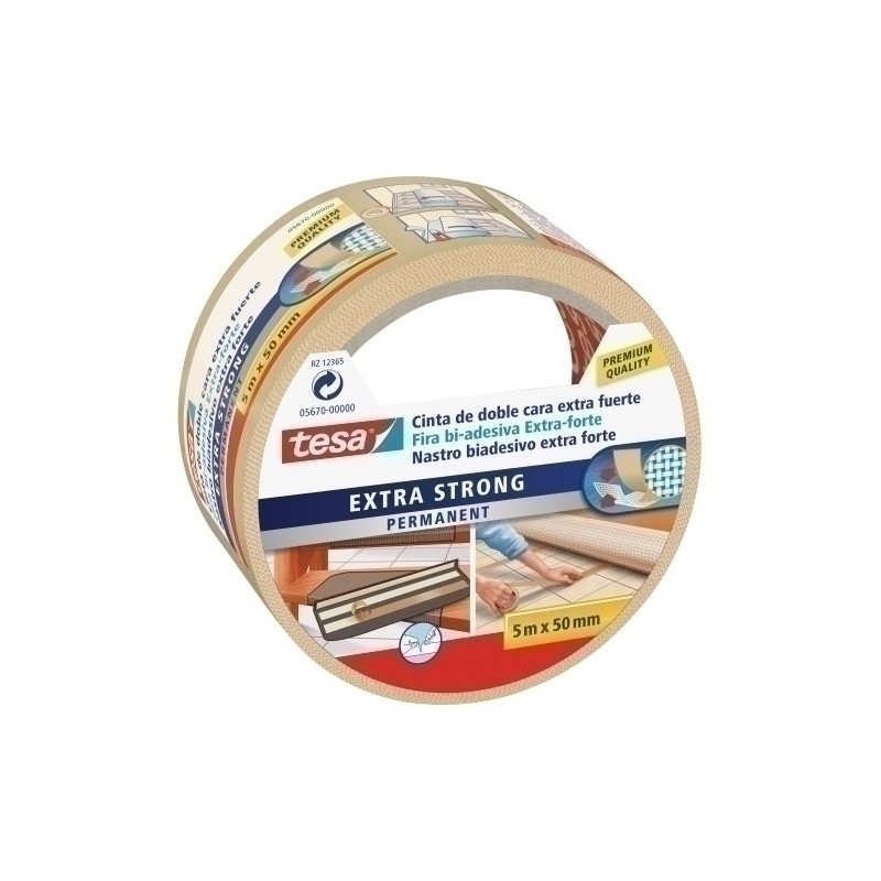 TESA - CINTA DOBLE CARA TESA MOQ.  5x50 EXTRA F 05670-00000-11