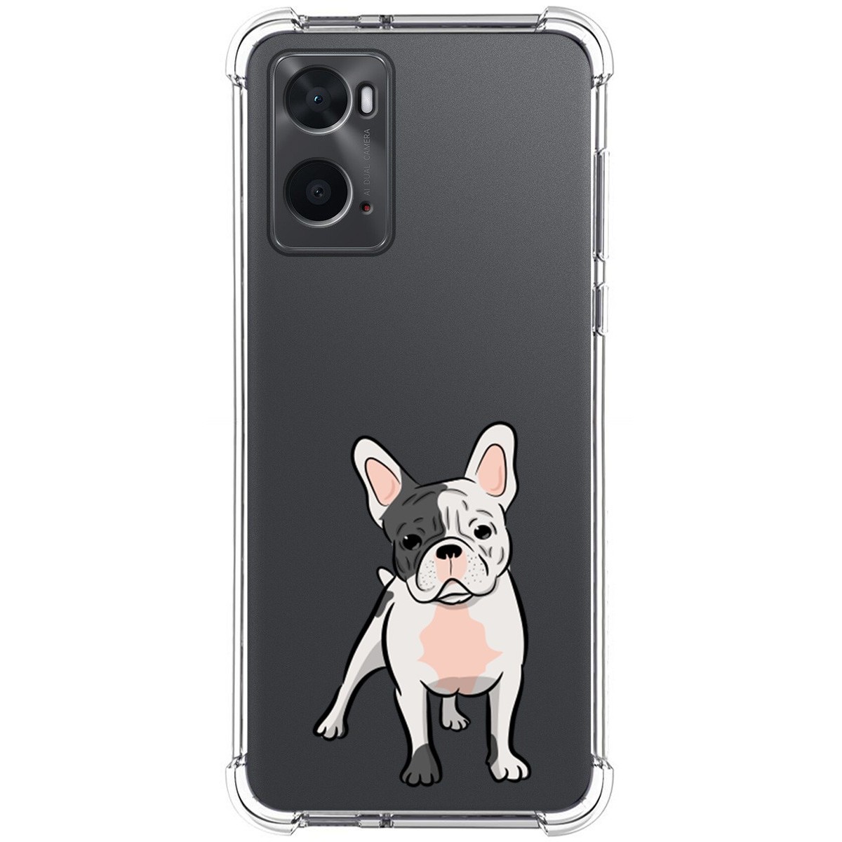 Funda Silicona Antigolpes para Oppo A76 / A96 diseño Perros 06 Dibujos