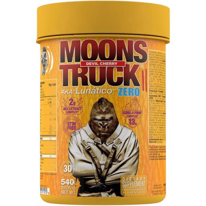 ZOOMAD LABS Moonstruck II ZERO, Polvos Pre Entreno Sin Cafeína, Suplemente para Deportistas, Pre Training - 510 g