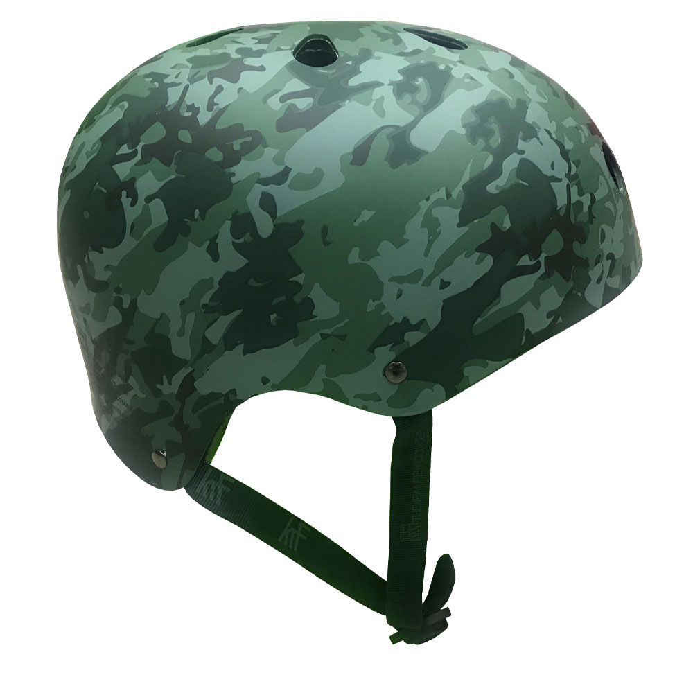 KRF The New Urban Concept Casco Deportivo Adulto Camouflage con Sistema de Refrigeración y Ajuste Cómodo