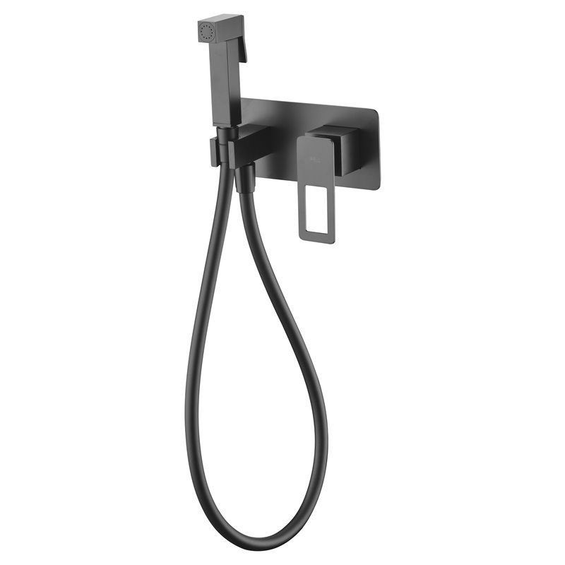 Imex Suecia BDC032-5NG ducha higiénica con grifo monomando de latón negro mate