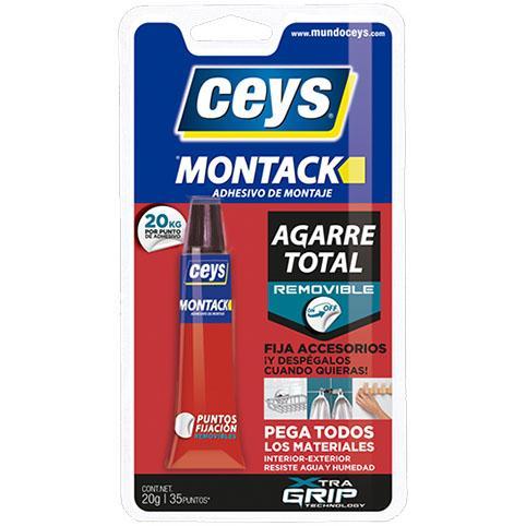 Montack agarre total removible 20g tubo