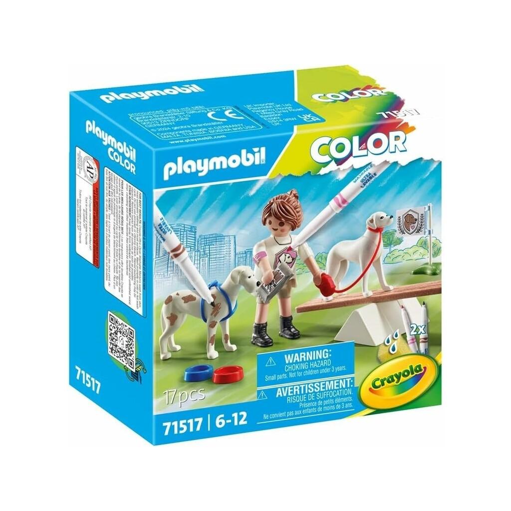 Playmobil Color Crayola Adiestramiento de Perros Juguetes PLAYMOBIL
