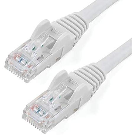 Startech.com cable de red gigabit ethernet 15m utp patch cat6 cat 6 rj45 snagless sin enganches - blanco,garantia lifetime