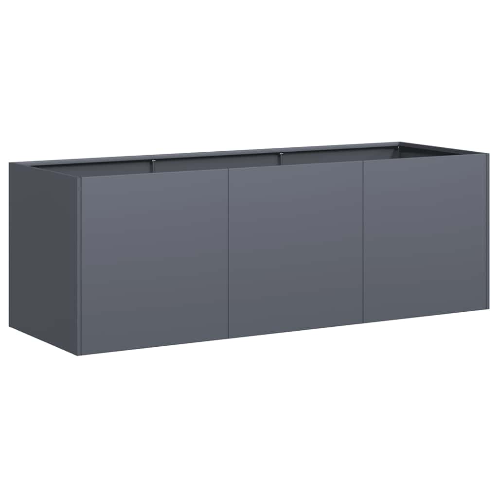 vidaXL Jardinera antracita 120x40x40 cm acero laminado en frío