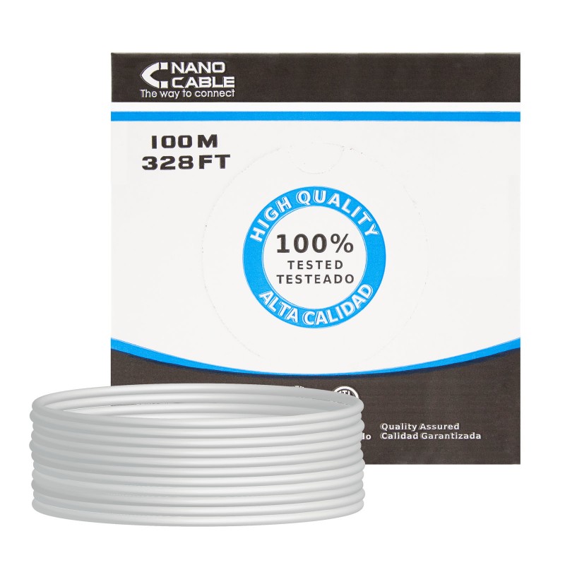Nanocable - CABLE RED RJ45 CAT.5E FTP FLEXIBLE AWG24, 100 M 10.20.0702-FLEX
