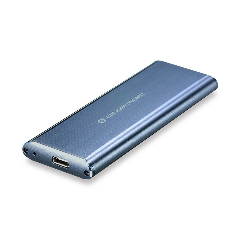 Conceptronic hde01g external enclosure for m.2 usb-c ssd
