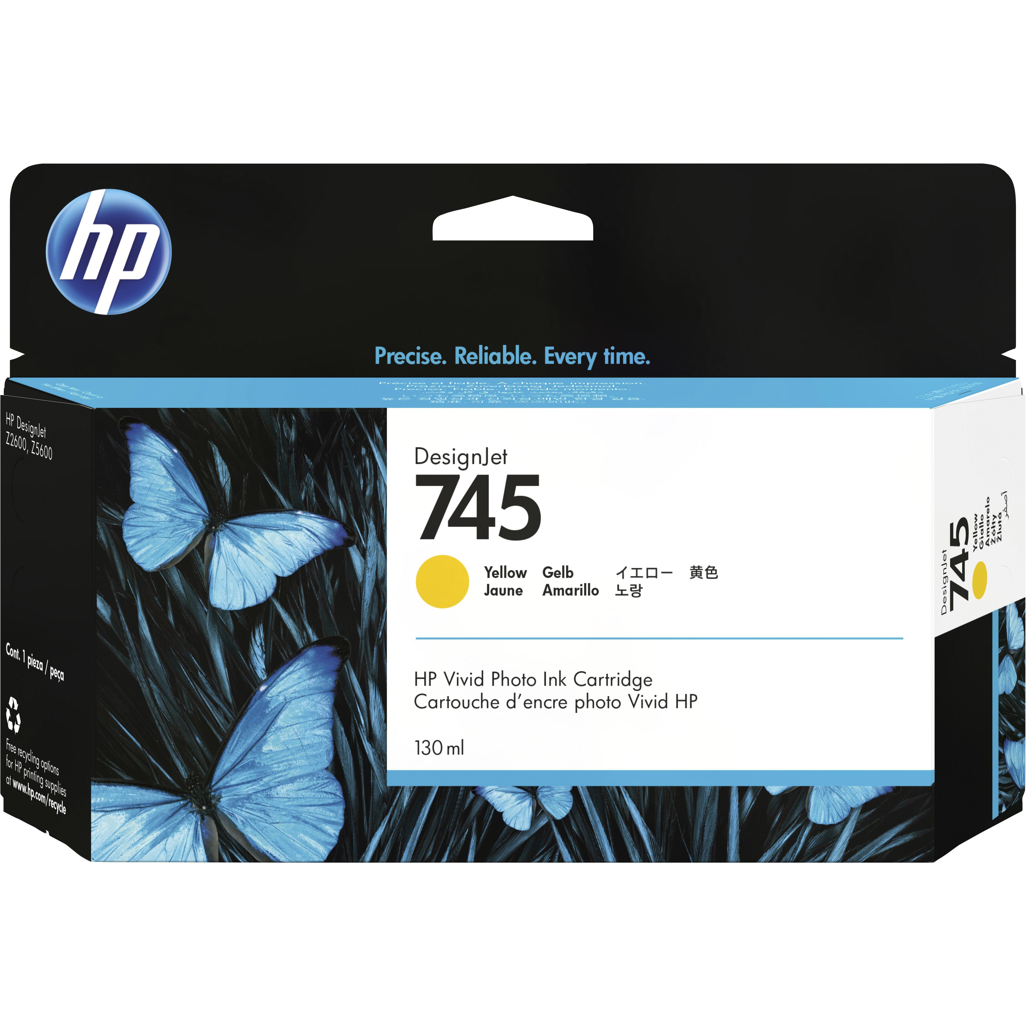 HP Ink/745 130-ml Yellow
