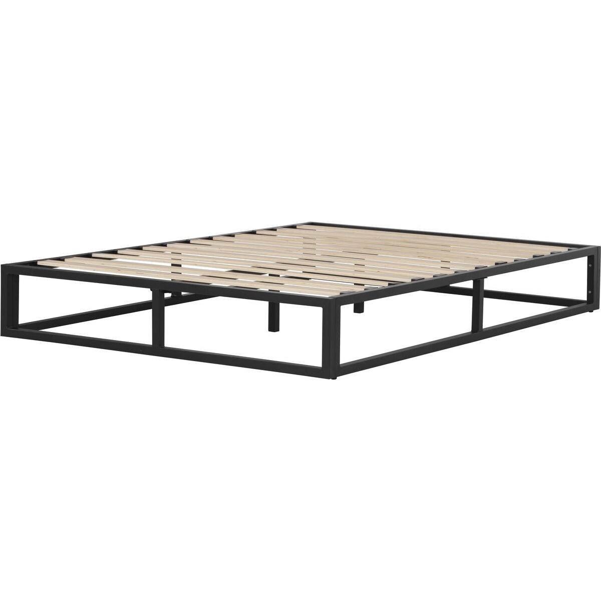 Habitat y Jardin - Somier de metal 140 x 190 cm - Negro