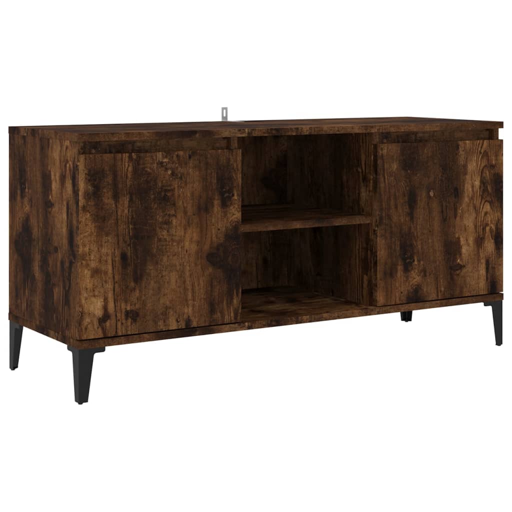 vidaXL Mueble de TV con patas de metal 103,5x35x50 cm, Mueble de Salon, Mueble TV, Mueble TV salon, Mesa de TV, Mueble tele