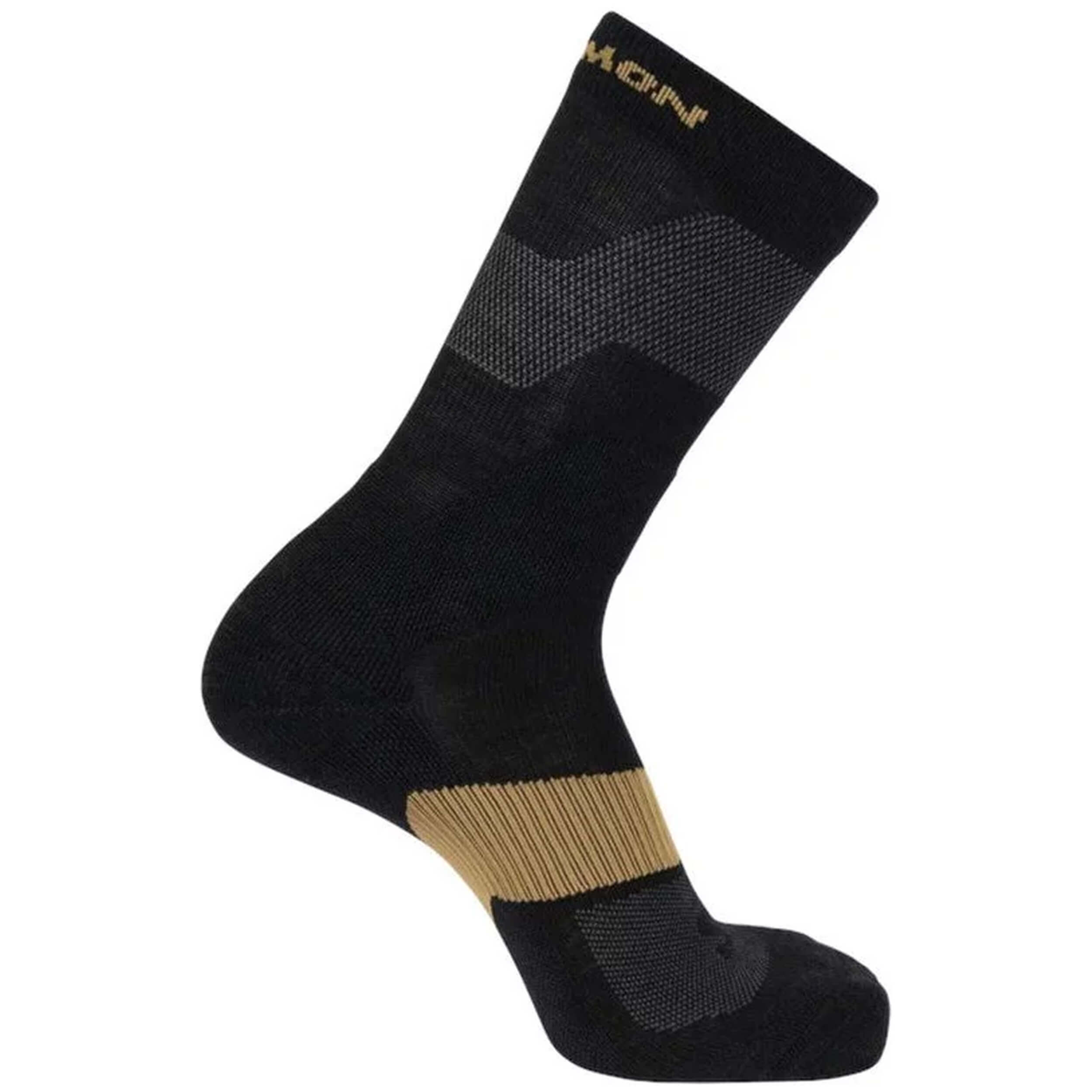 Calcetines De Senderismo Salomon X Ultra Quarter-Black-Kelp