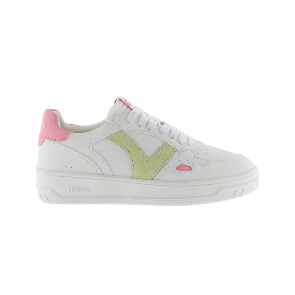 Victoria Seúl Zapatillas de efecto piel con piezas flúor en contraste 1257121