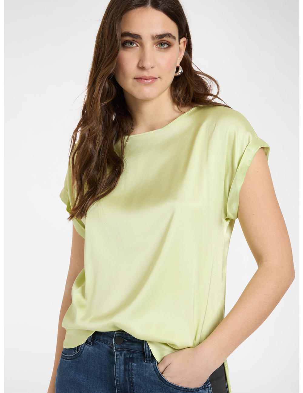 Elena Mirò - Blusa de satén