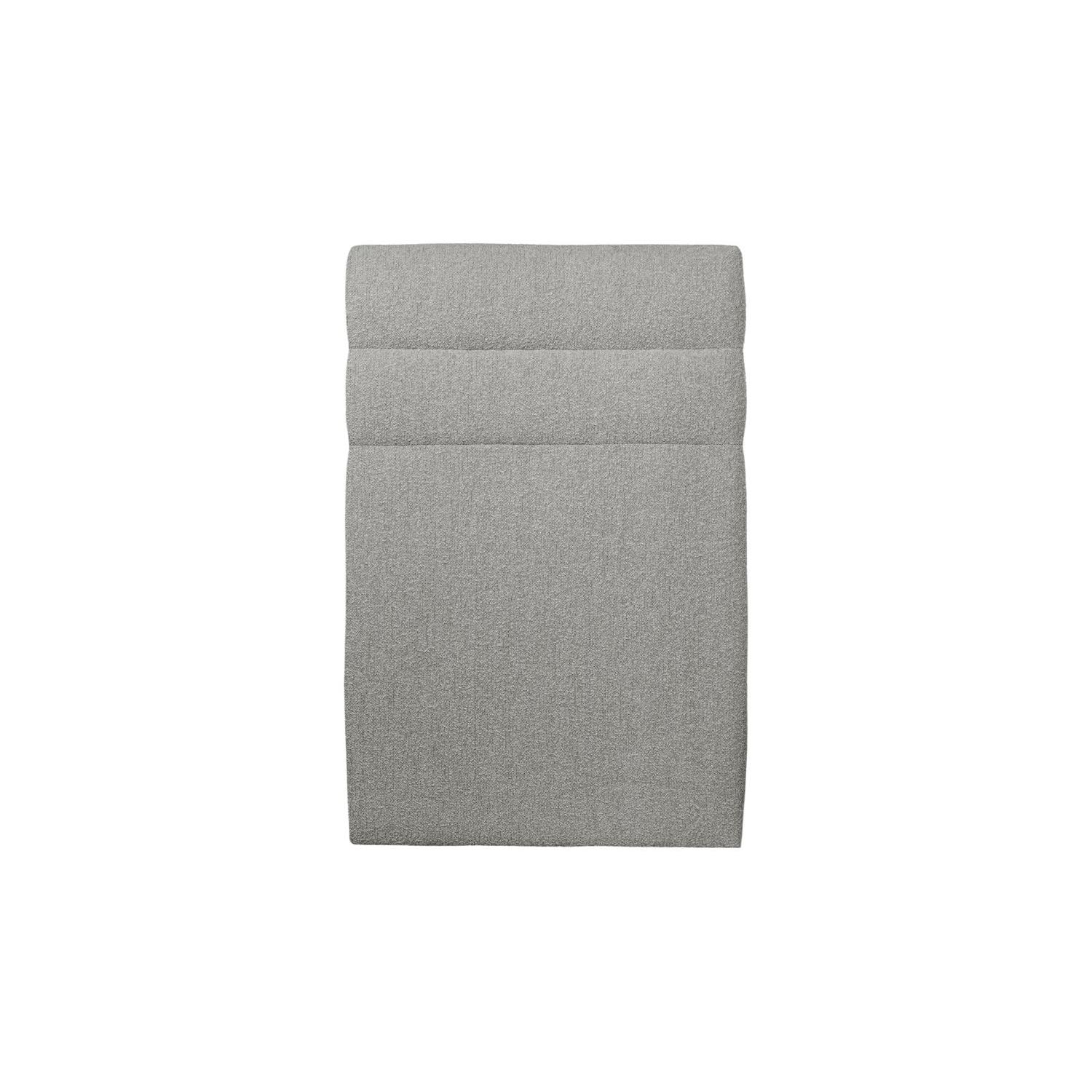 Cabecero 90 cm Lines - Tejido rizado Gris