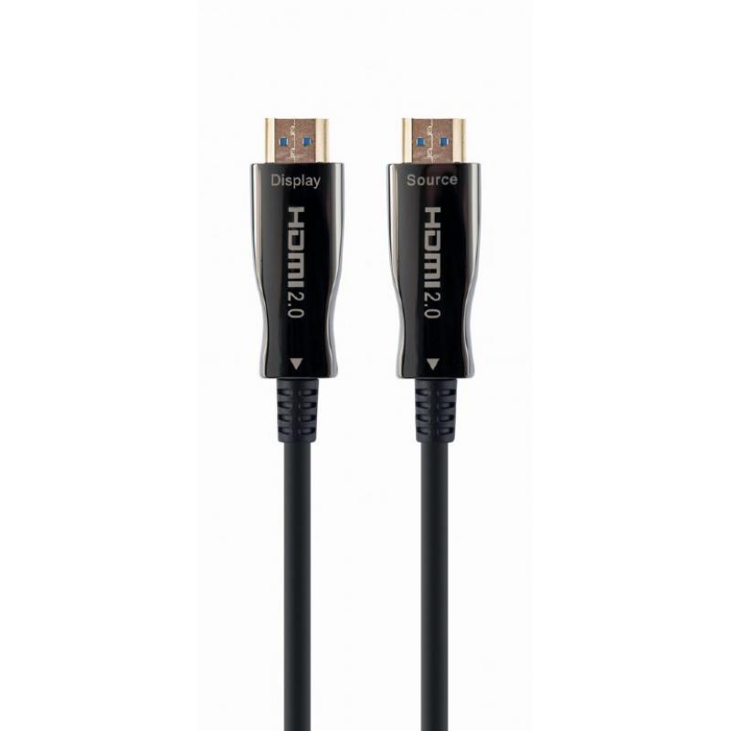 Cable HDMI Gembird de alta velocidad con óptica activa (AOC) con ethernet, 30 m