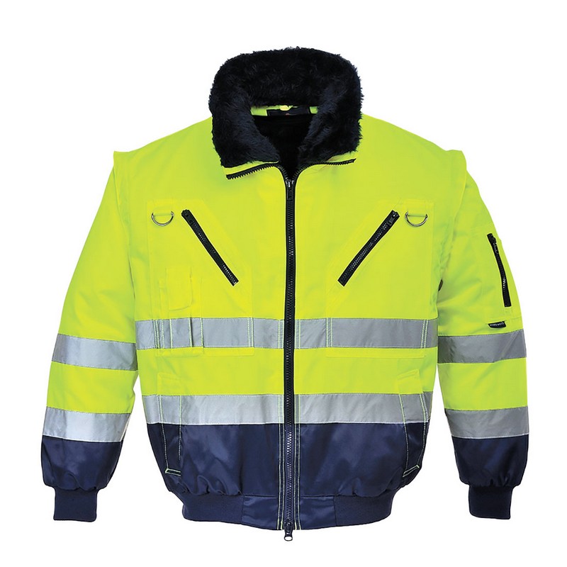 CHAQUETA AISLANTE DE ALTA VISIBILIDAD 3 EN 1 PILOTO PJ50 TALLA XL - KUR PJ50Y XL