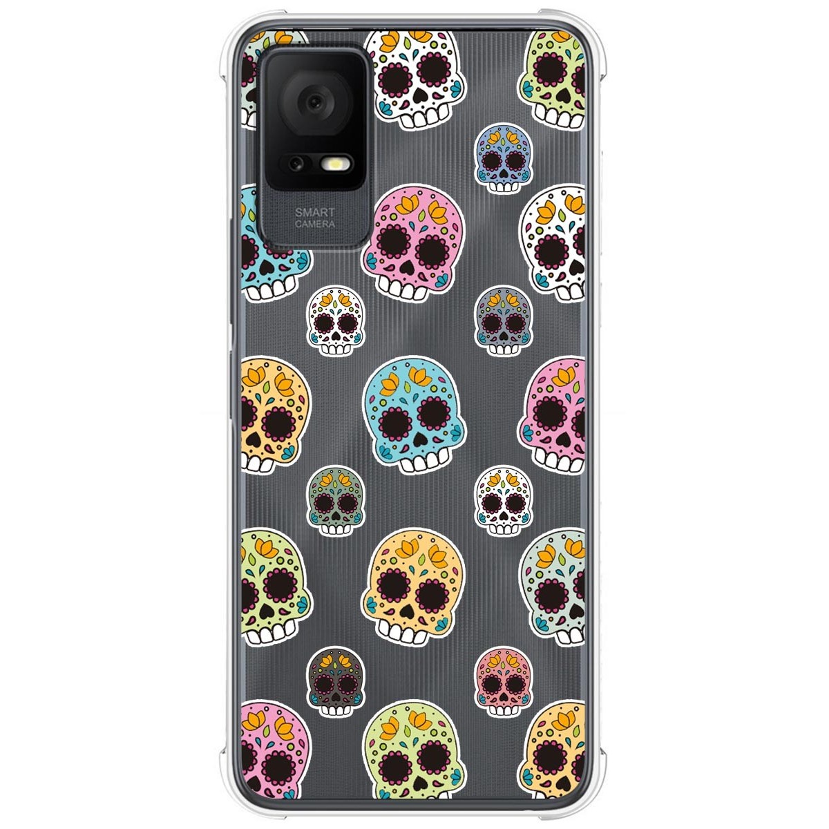 Funda Silicona Antigolpes para TCL 405 diseño Catrina Dibujos