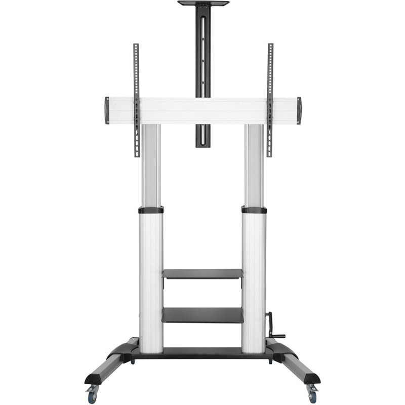 Soporte de Pie Inclinable con Ruedas y Manivela Aisens FT100TE-125 para TV 60-100'/ hasta 100kg