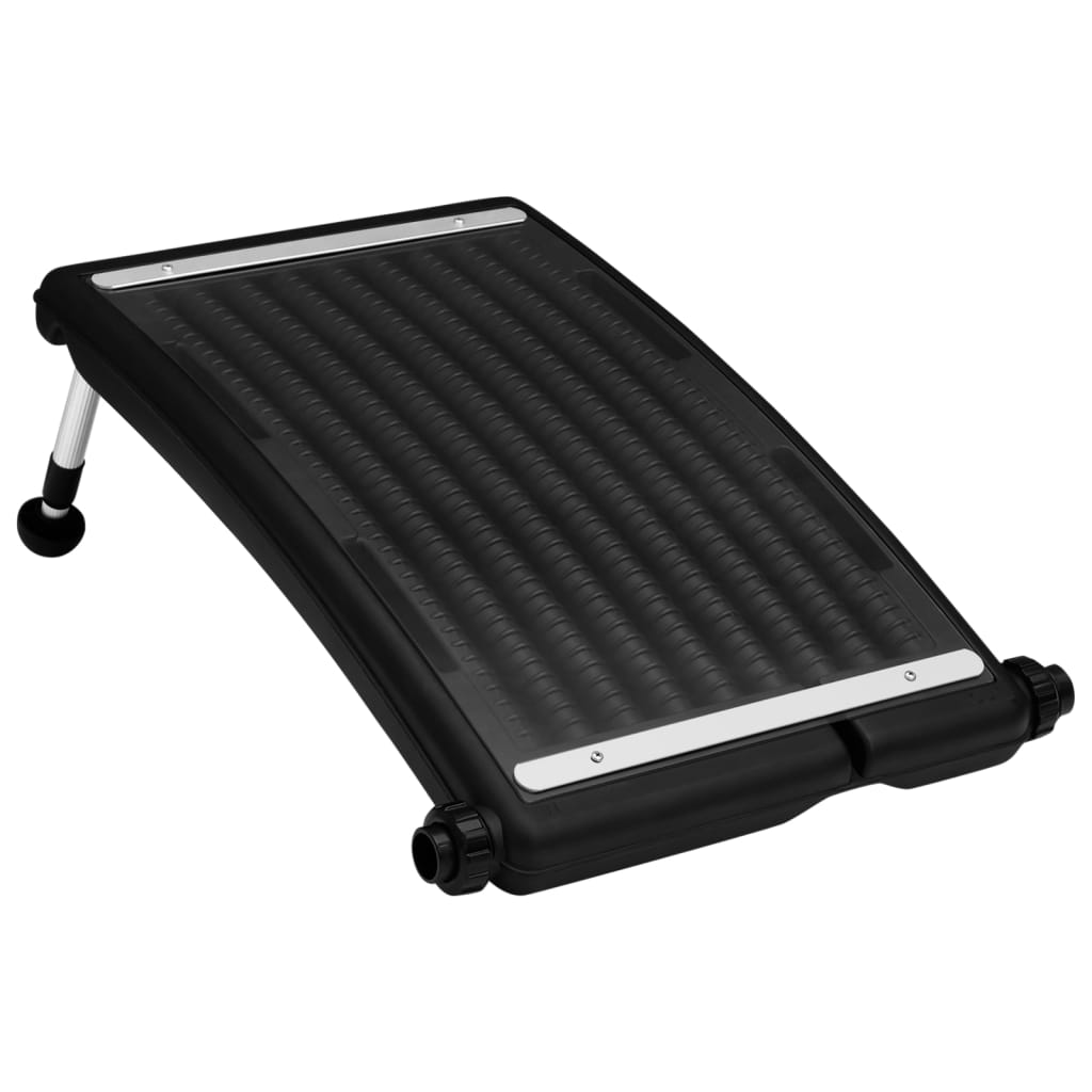 vidaXL Panel Calefactor Solar para Piscina Curvada Agua Caliente Sol Energía Dimensiones 72.5 x 46 cm, 110 x 65 cm