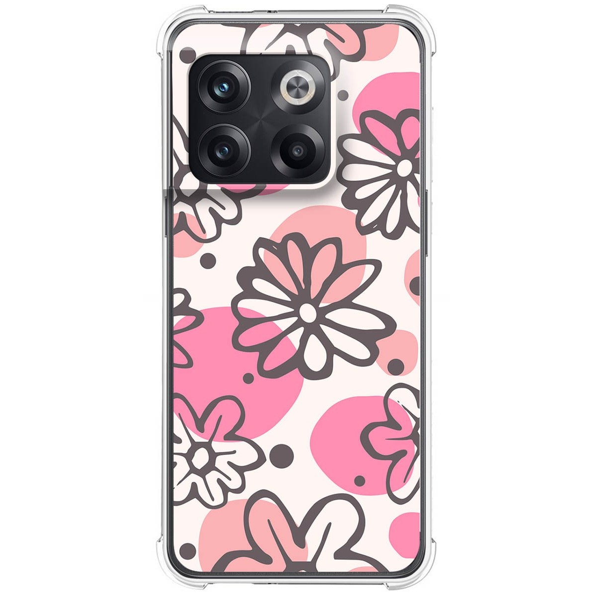 Funda Silicona Antigolpes para Oneplus 10T 5G diseño Flores 09 Dibujos