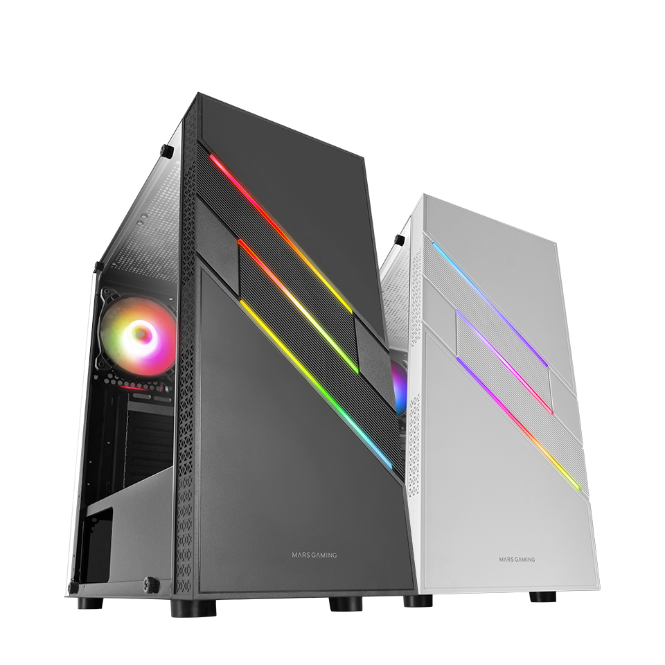 Mars Gaming Mc-ultra Blanco, Torre Custom Xxl E-atx, Doble Tira