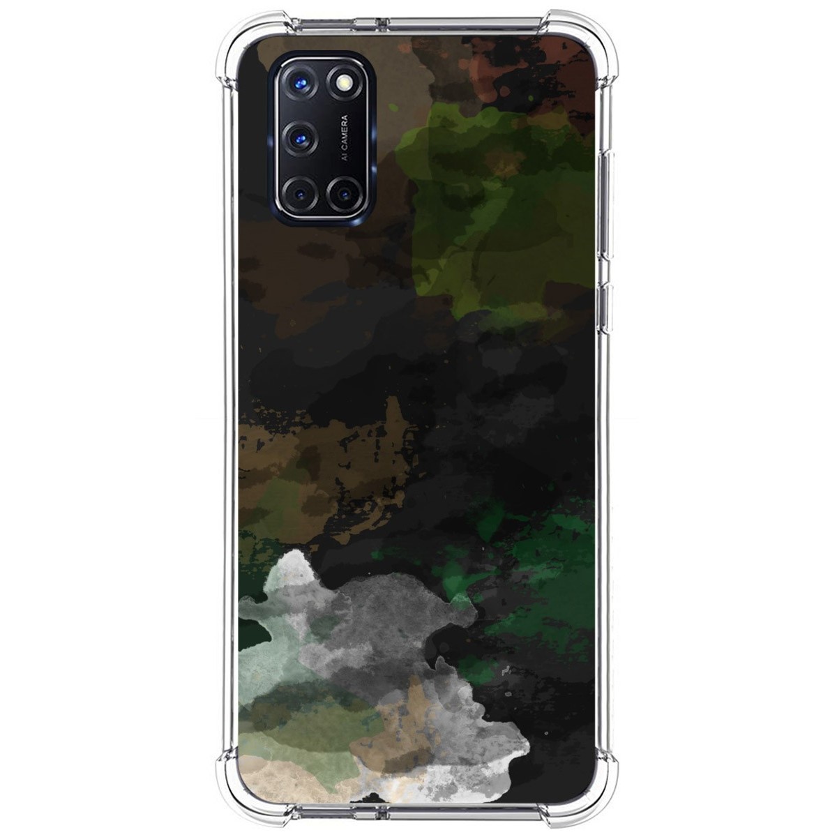 Funda Silicona Antigolpes para Oppo A52 / A72 diseño Acuarela 12 Dibujos