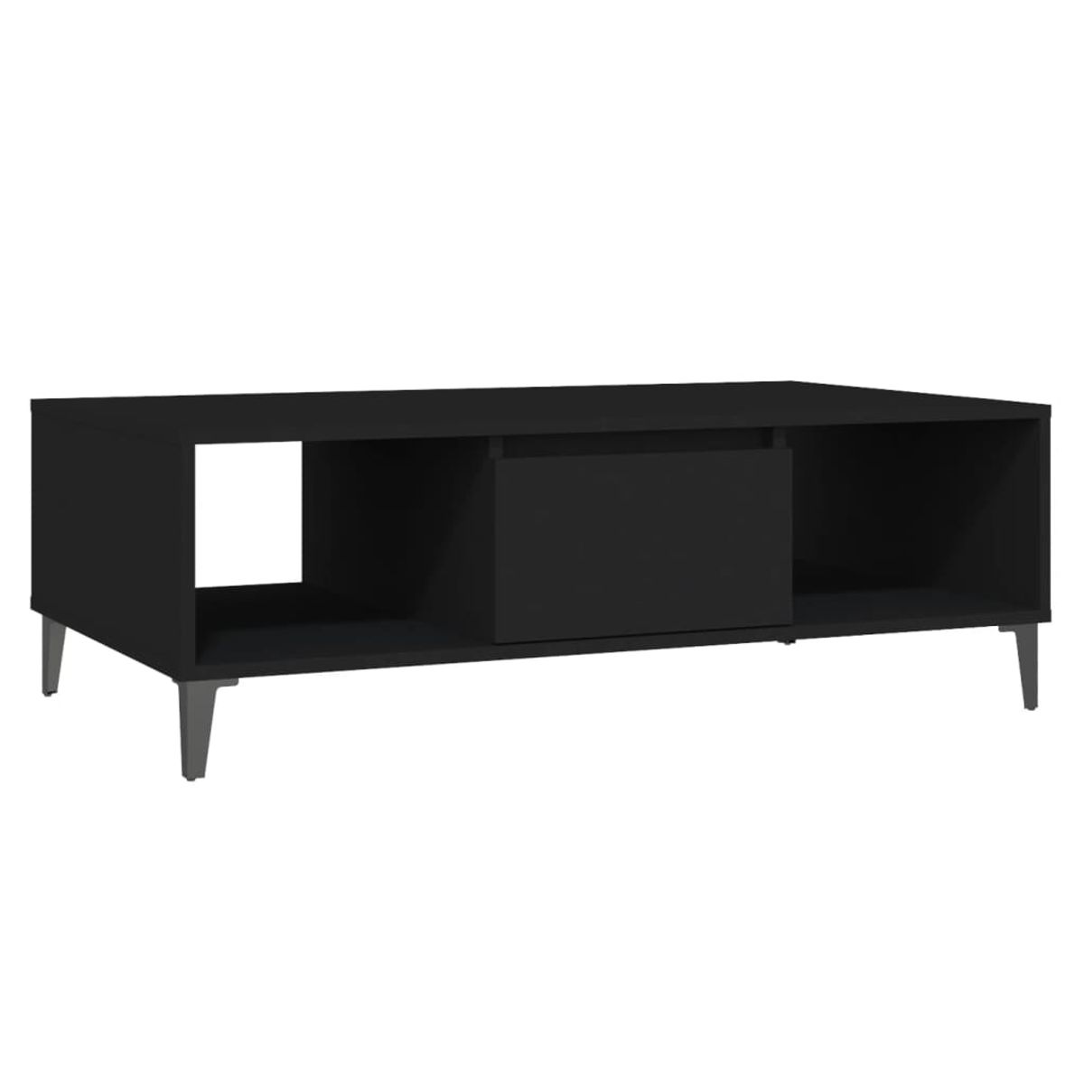 Mesa de centro Krähm 2 huecos + 1 puerta 35x103,5x60 cm