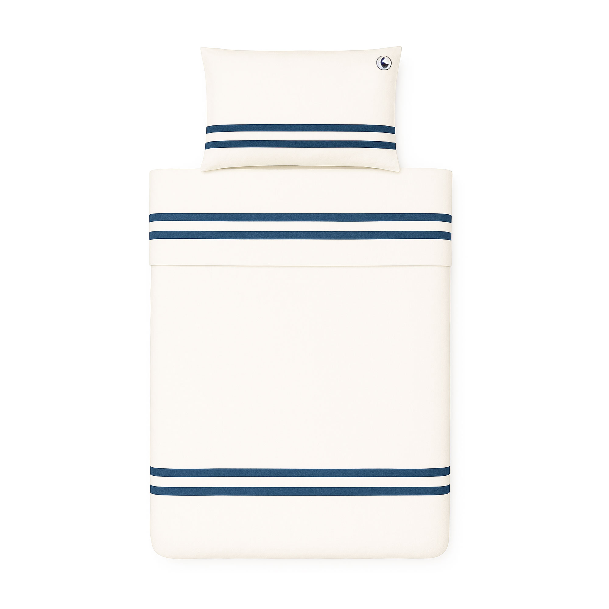 Juego de Cama Individual Funda Nórdica, Sábana y Funda Cojín - Color Crudo - 100% Algodón - El Ganso