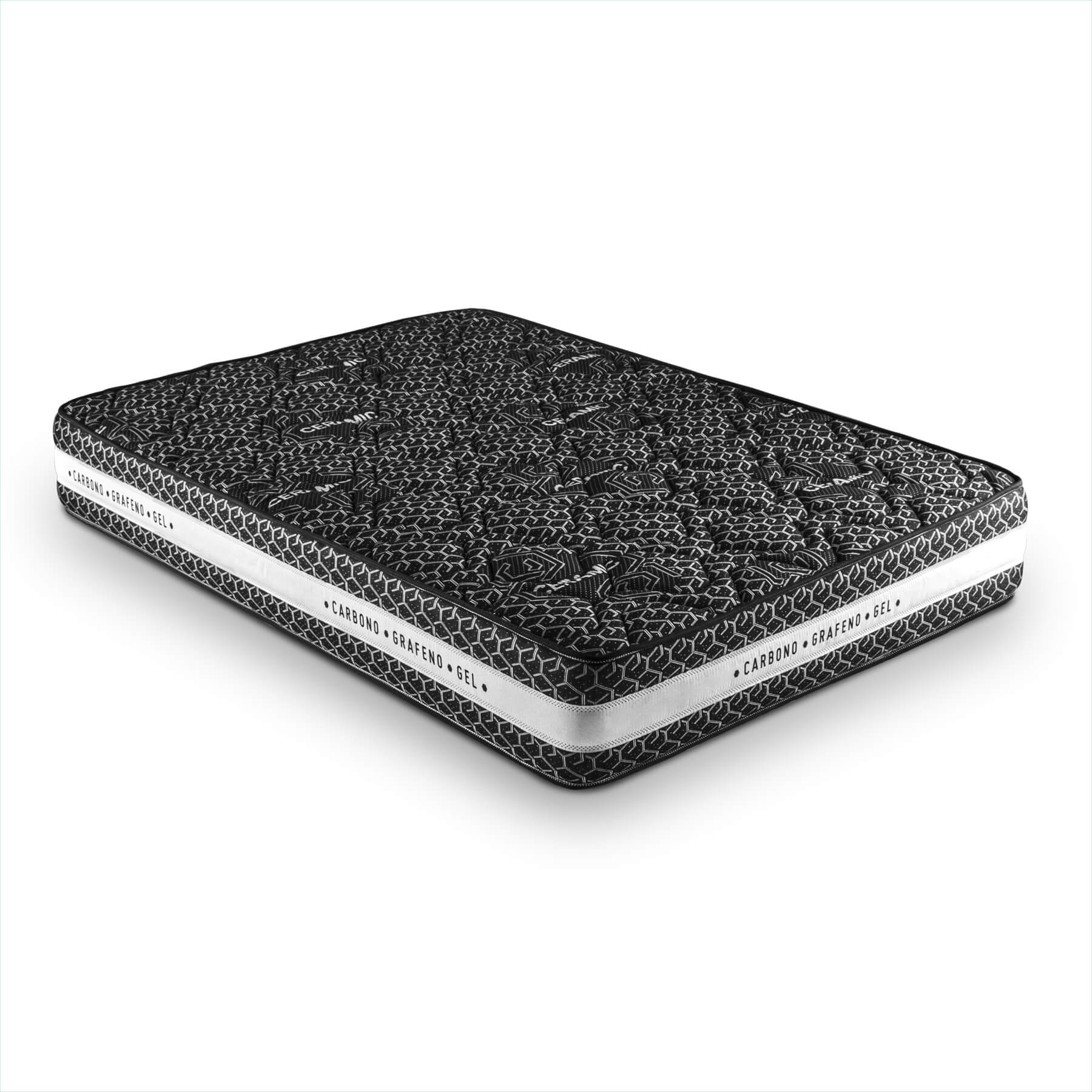 Colchón Viscoelástico Tejido con Hilo Cerámico Altura +/- 25 cm
