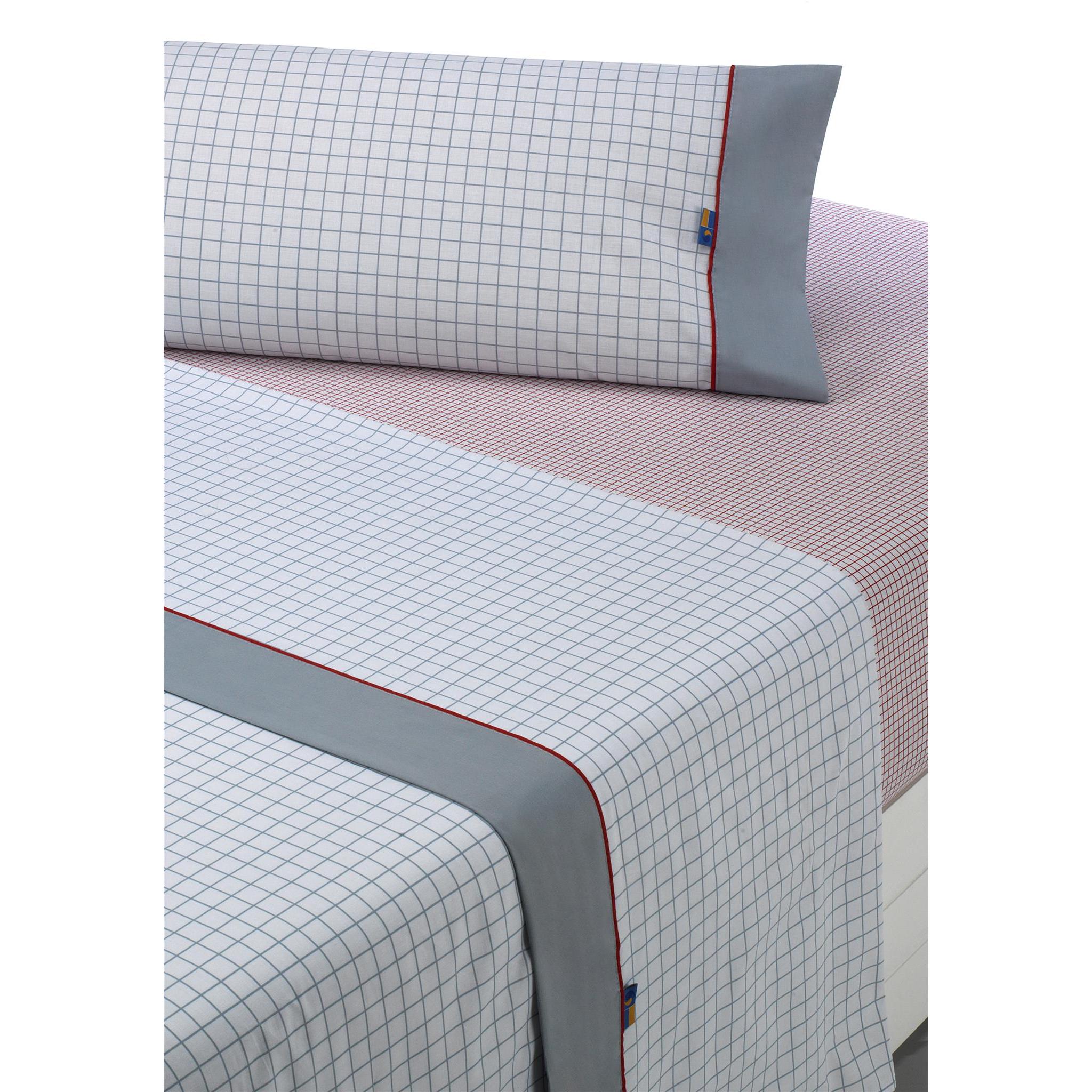 SABANALIA - Juego de sábanas estampadas Checks (Disponible en varios tamaños y colores)