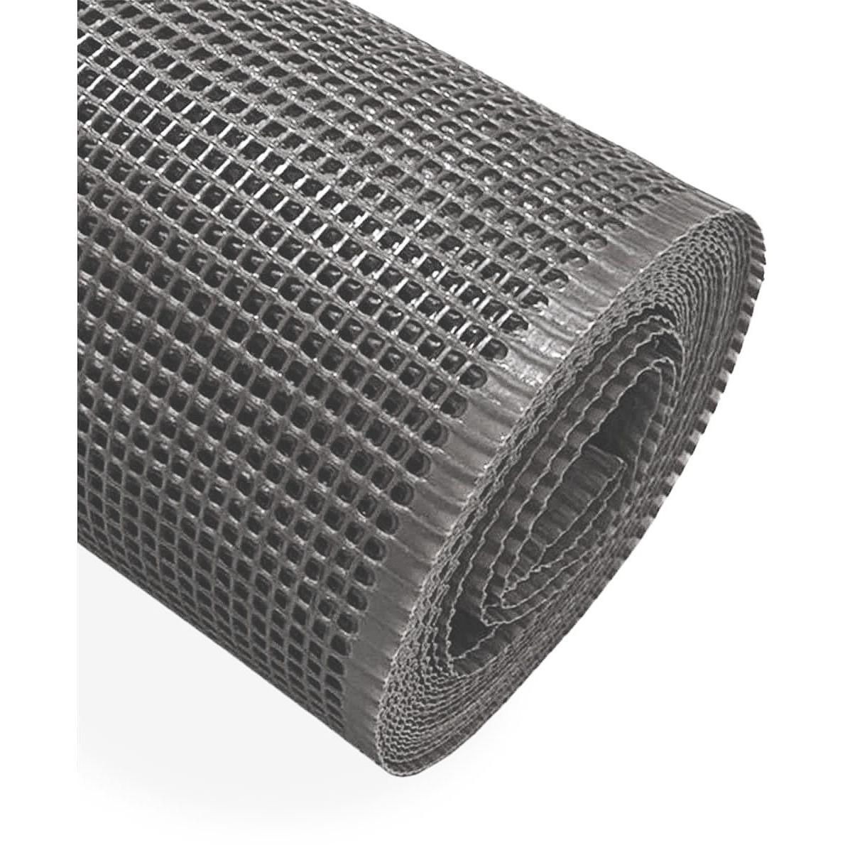 Malla de Red Rejilla de Plástico para Balcones y Terrazas Jardín en Rollos - Gris 5mm [Rollo ancho1mt x30mt largo]