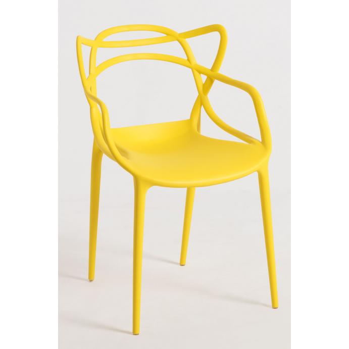 Regalos Miguel - Packs Sillas Jardín - Pack 6 Sillas Korme - Amarillo