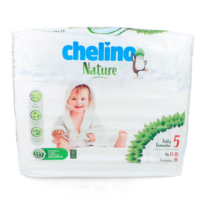 Chelino Nature Pañal T 5 B30 - Absorción Máxima