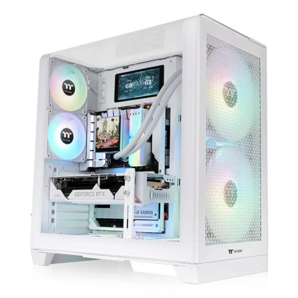 Torre PC Caja Thermaltake View 390 Air Blanco Gaming Vidrio Templado ARGB ATX