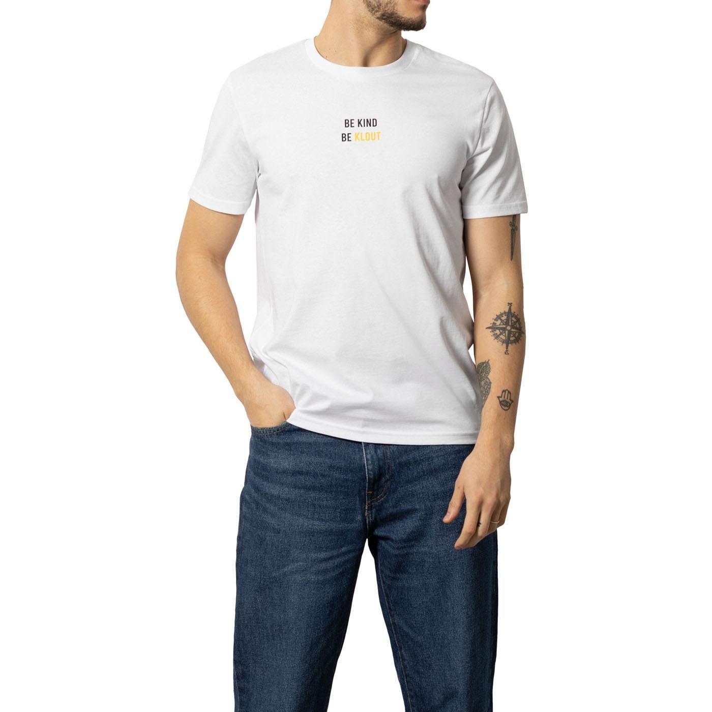 KLOUT - KLOUT Camiseta Klout Recycle Unisex Algodón Orgánico Blanca