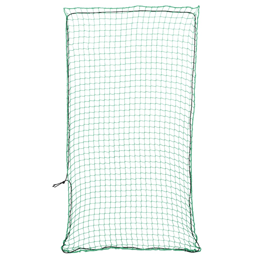 vidaXL Red de remolque con cuerda elástica PP 7x3,5 m red de carga Color Blanco,  Negro,  Verde y mas