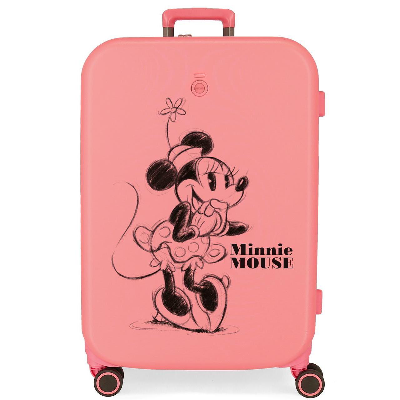 Disney Maleta Mediana ABS Rígida Happiness 70cm