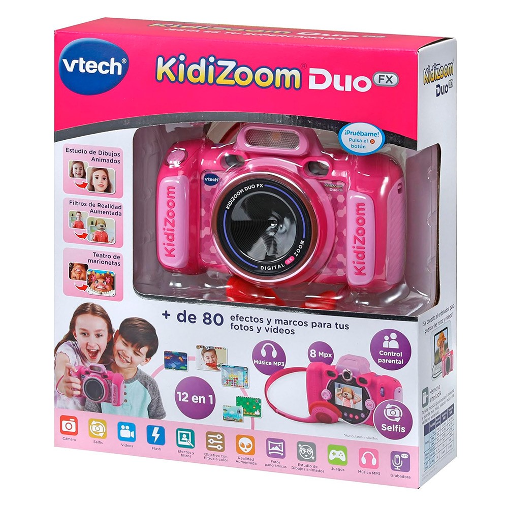 Cámara Fotos Kidizoom Duo FX Rosa.