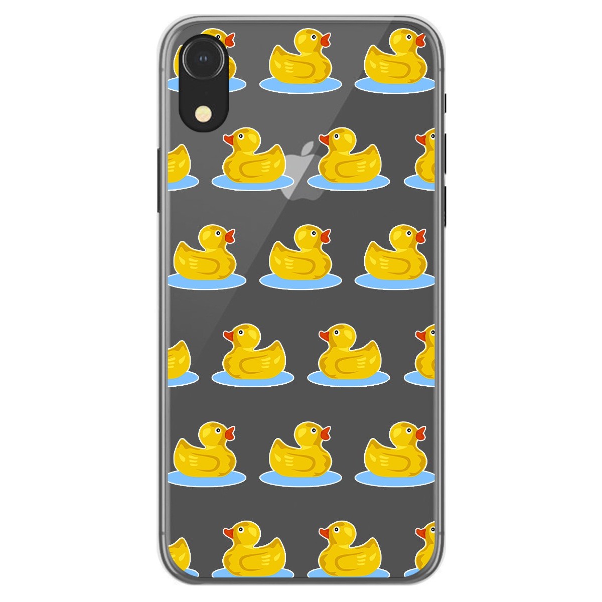 Tumundosmartphone Funda Gel Transparente para Iphone Xr diseño Pato Dibujos
