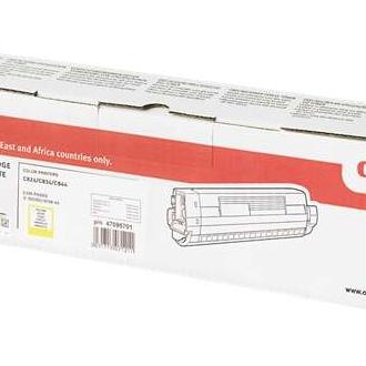 Oki c824 / c834 / c844 amarillo cartucho de toner original - 47095701