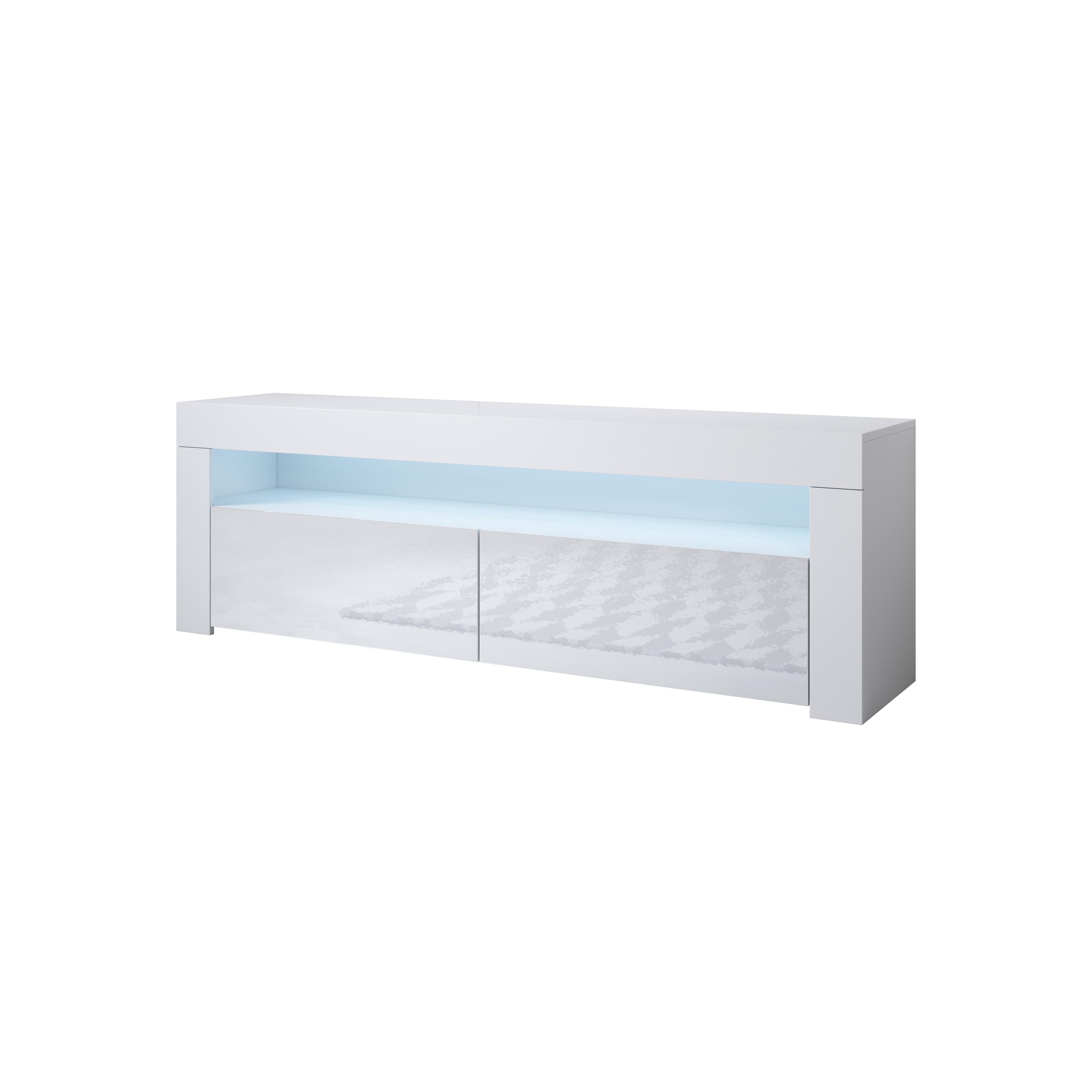 MB Muebles Bonitos - Mueble TV para Salón, LED, Ancho 140cm, Más Colores, Modelo Aker