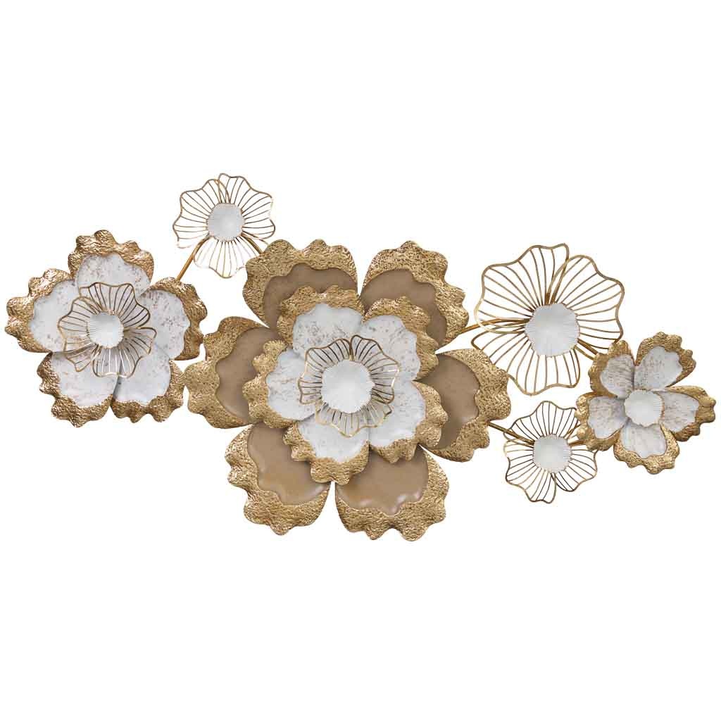 Wonderlust Deco - Mural decorativo de pared de metal 135,3x63,5x7,0 Multicolor 135.3x63.5x7.0h cm